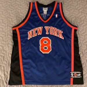 Vintage New York Knicks Latrell Sprewell Basketball Jersey 52